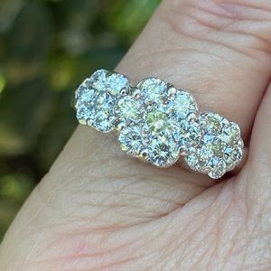 GENUINE Diamond Anniversary wedding ring